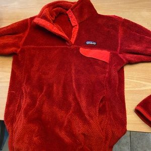 Patagonia red fleece